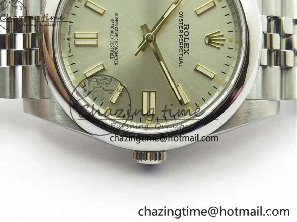 1221 WeatherProof Oyster Perpetual 41mm 124300 BP Maker Best Edition Silver Dial on SS Jubilee Bracelet A 2639